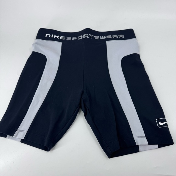 Nike Black and White Sportswear Tights / Compression Shorts - Picture 1 of 10